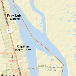 Fray Luis A. Beltrán Street Map