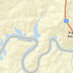 Paso de los Toros Street Map