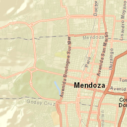 Mendoza Street Map