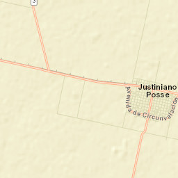 Justiniano Posse Street Map