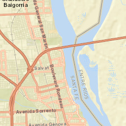 Granadero Baigorria Street Map