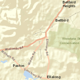 Bellbird Street Map
