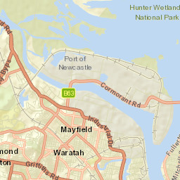 Waratah Street Map