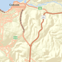 Concón Street Map