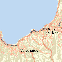Viña del Mar Street Map
