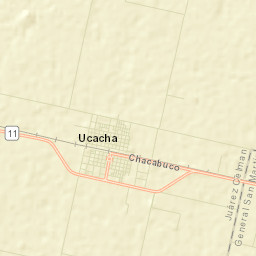 Ucacha Street Map