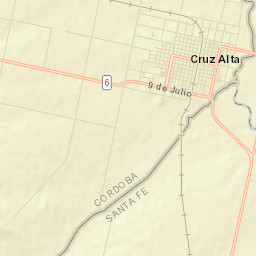 Cruz Alta Street Map