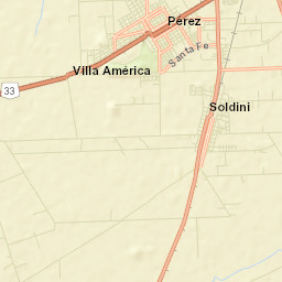 Pérez Street Map