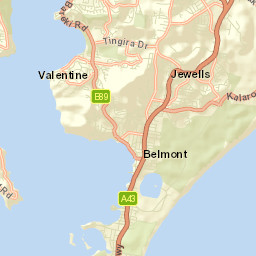 Coal Point Street Map