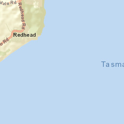 Redhead Street Map