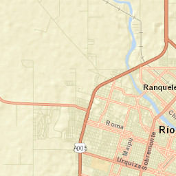 Río Cuarto Street Map