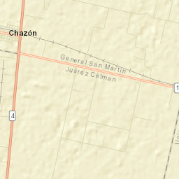 Chazón Street Map