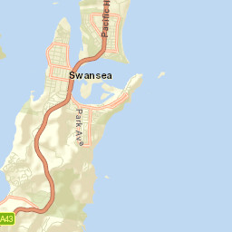 Caves Beach Street Map