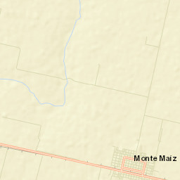 Monte Maíz Street Map