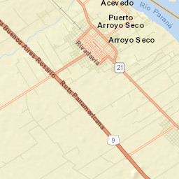 Arroyo Seco Street Map