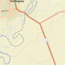 Gualeguay Street Map