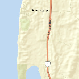 Binningup Street Map