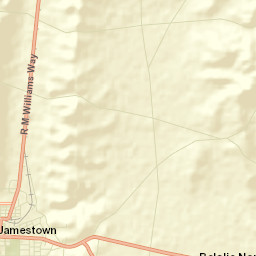 Jamestown Street Map