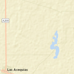 Las Acequias Street Map