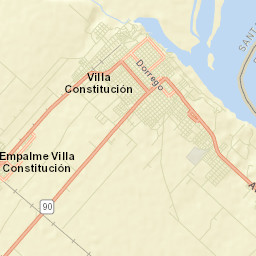 Villa Constitución Street Map