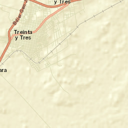 Treinta y Tres Street Map