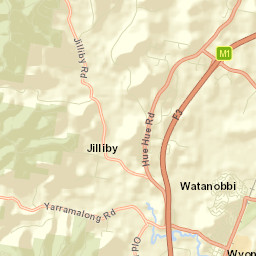 Wyong Street Map