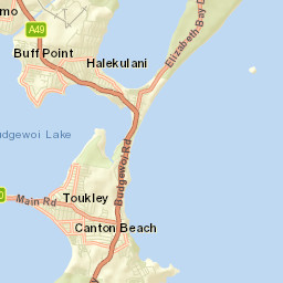 Canton Beach Street Map