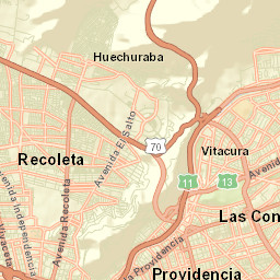 Vitacura Street Map