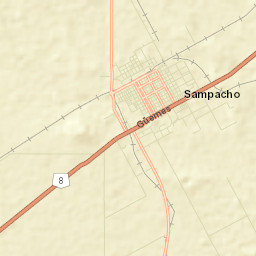 Sampacho Street Map