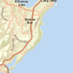 Shelly Beach Street Map