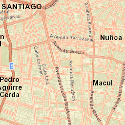 San Joaquín Street Map