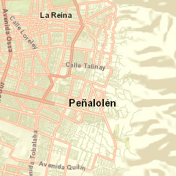 La Reina Street Map