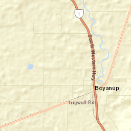 Boyanup Street Map