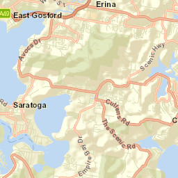 Erina Street Map