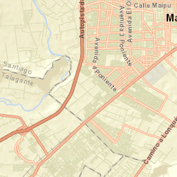 Maipú Street Map