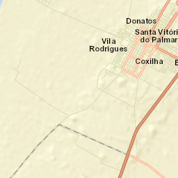 Santa Vitória do Palmar Street Map