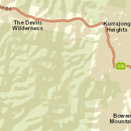 Kurrajong Heights Street Map