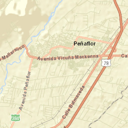Peñaflor Street Map