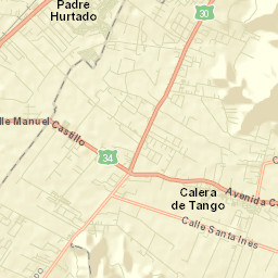 Calera de Tango Street Map
