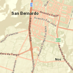 San Bernardo Street Map