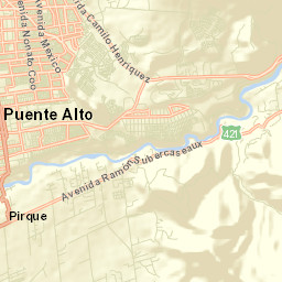 Puente Alto Street Map