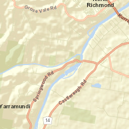Grose Vale Street Map