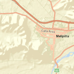 Melipilla Street Map