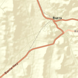 Burra Street Map