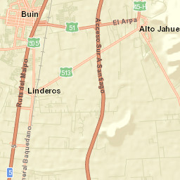 Buin Street Map