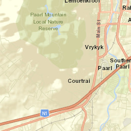 Paarl Street Map