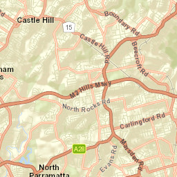 West Pennant Hills Street Map