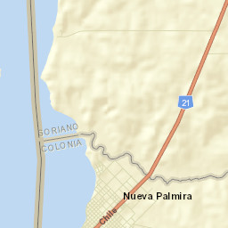 Nueva Palmira Street Map