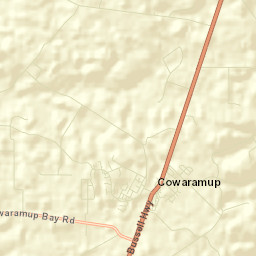 Cowaramup Street Map