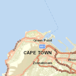 Cape Town Street Map